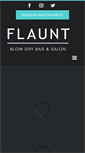 Mobile Screenshot of flaunthairsalon.com